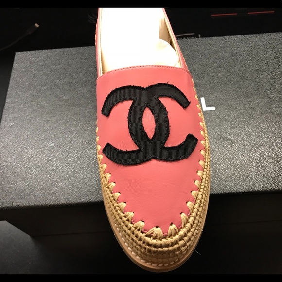 chanel espadrilles poshmark
